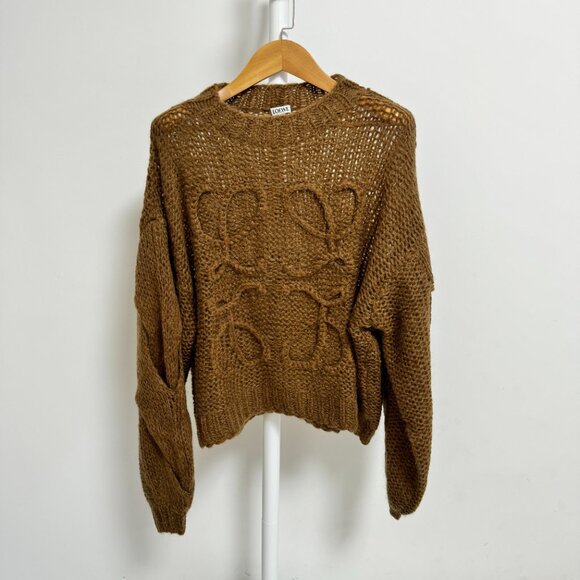 Loewe Light Beige Anagram Mohair Sweater - Picture 5 of 12